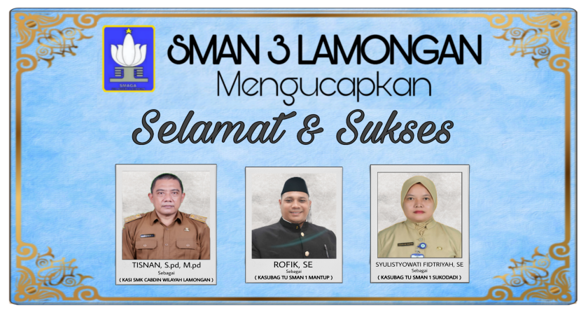 Ucapan Selamat Sma Negeri 3 Lamongan